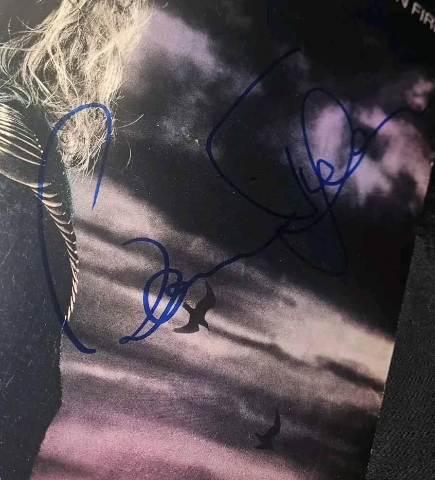 BONNIE TYLER & MEAT LOAF SIGNED LP RECORD LOT JSA COA CERT JIM STEINMAN 1986, изображение 5
