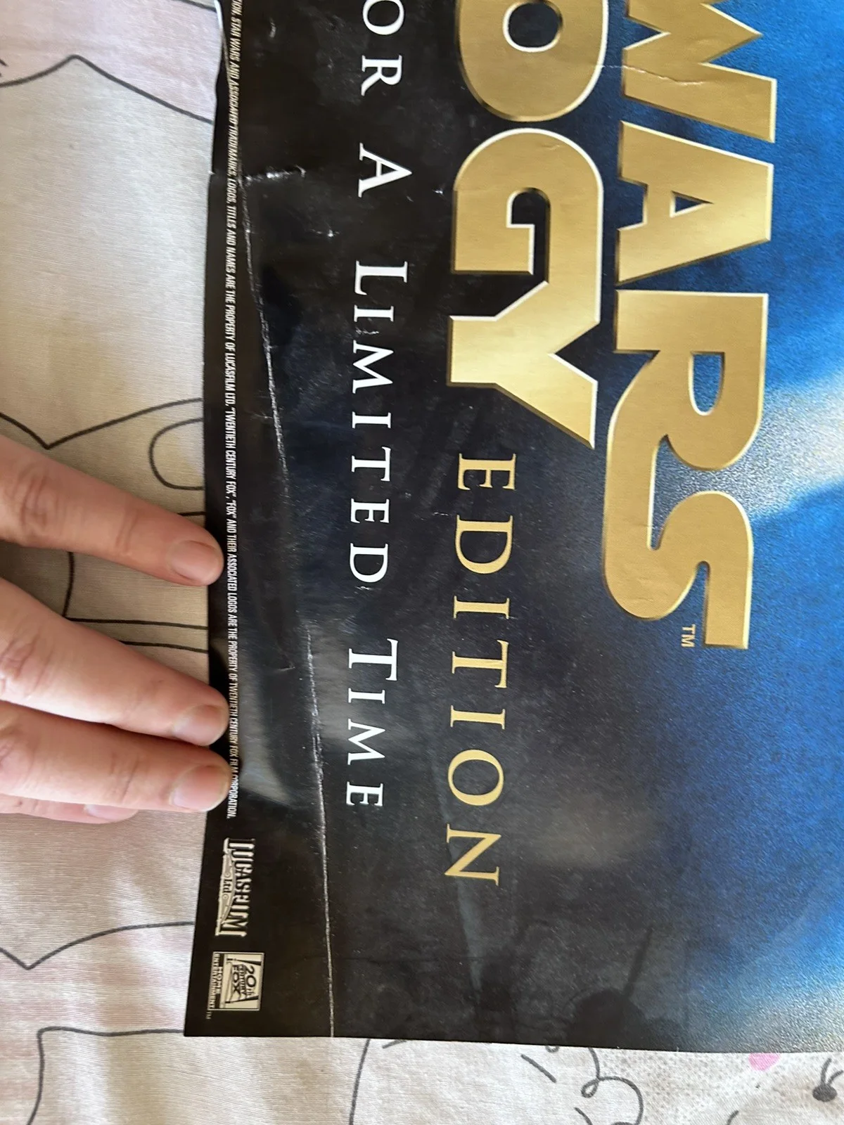 Star Wars trilogy 1997 Special Edition poster Video DVD VHS SHOP vintage 1990s, изображение 5