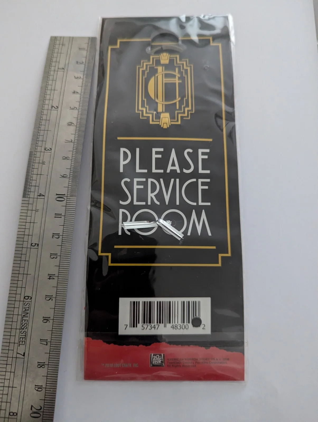 American Horror Story Hotel Cortez Key Ring By Lootcrate, изображение 5