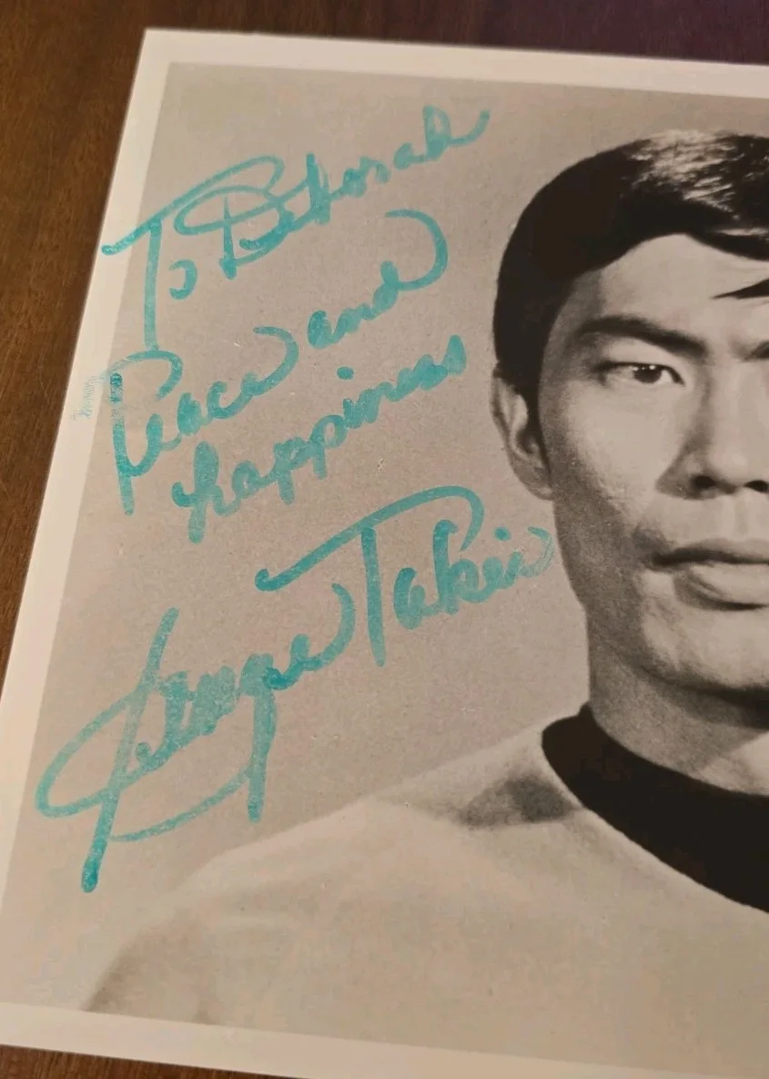 GEORGE TAKEI — STAR TREK GEORGE TAKEI Hand Signed Autographed 8x10 Photo, изображение 2