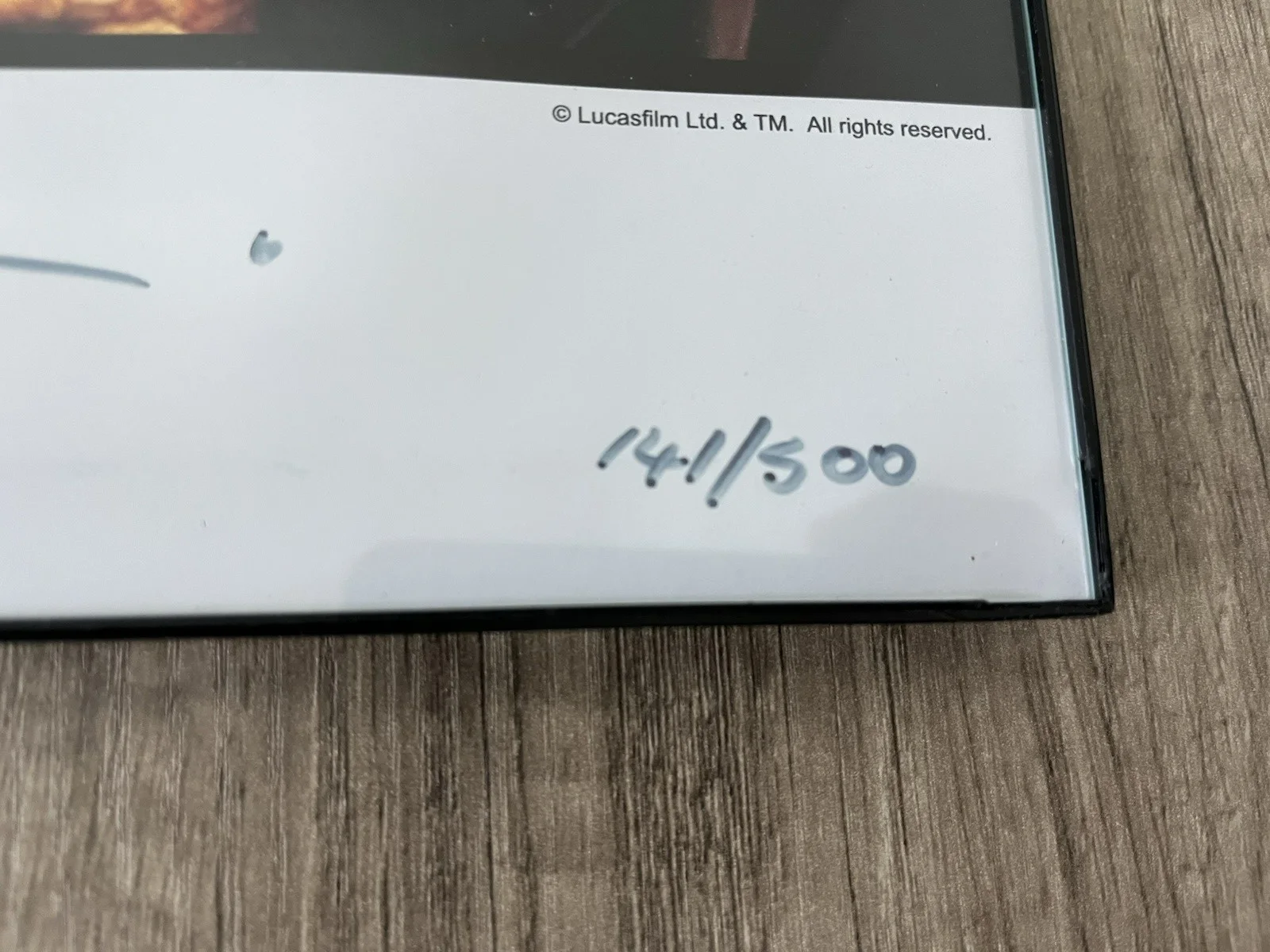 Matt Sloan — Matt Sloan autograph - 14" x 11" Star Wars Celebrity Autograph Series, image 3