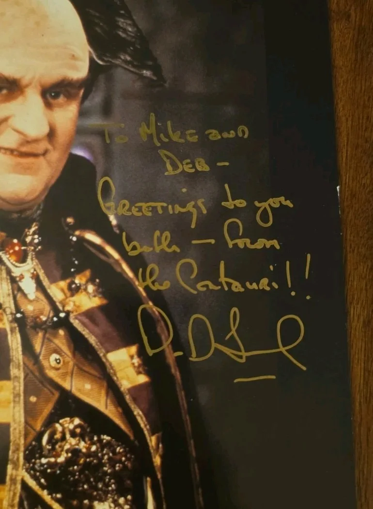 peter Jurasik — Babylon 5 Peter Jurasik Signed 8x10 Photo Ambass. Londo with Photo from Show, изображение 2