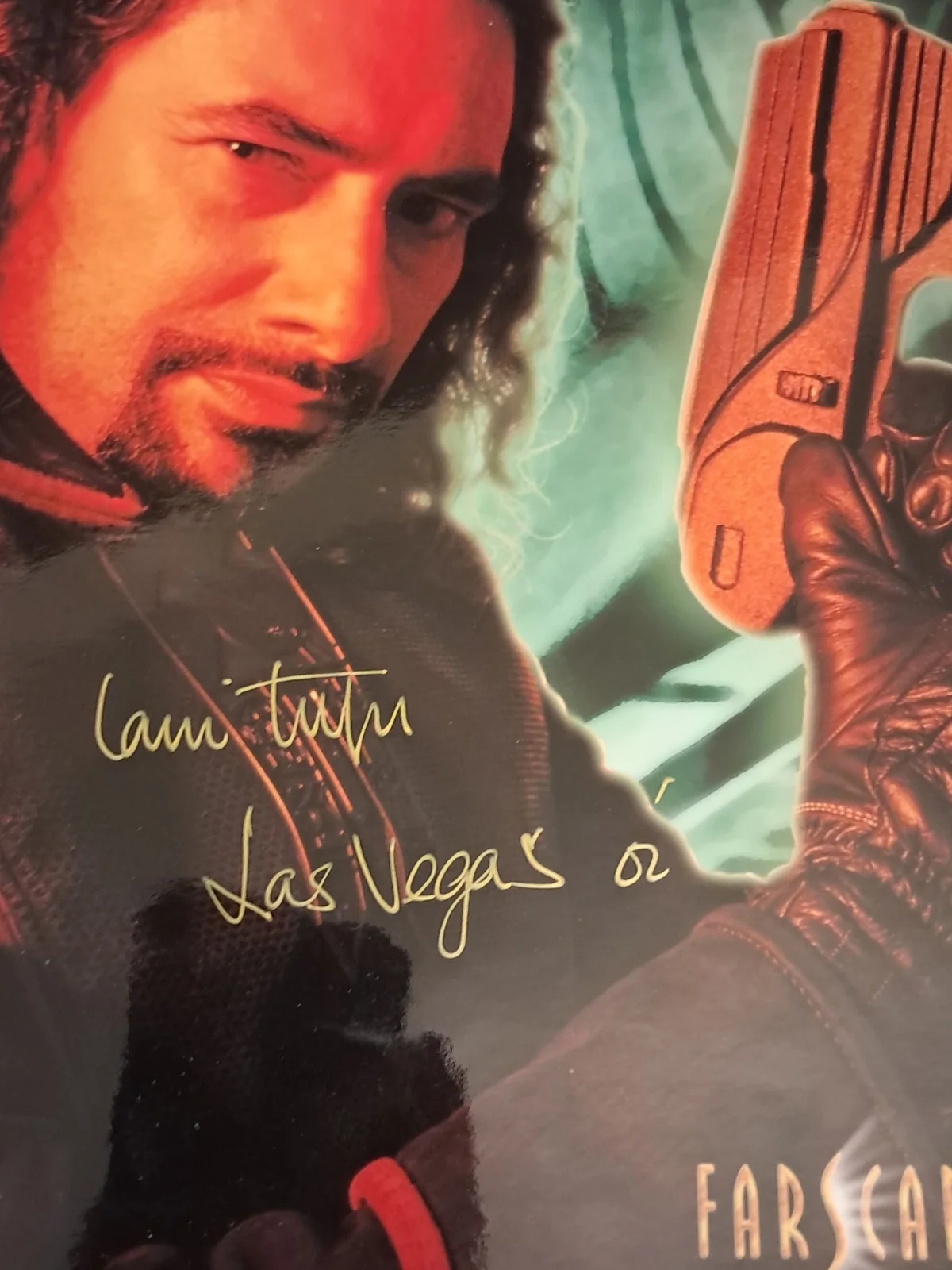 Lani Tupu — Farscape Lani Tupu Bialar Crais Signed/Autographed 8x10 Photo W/COA, изображение 2