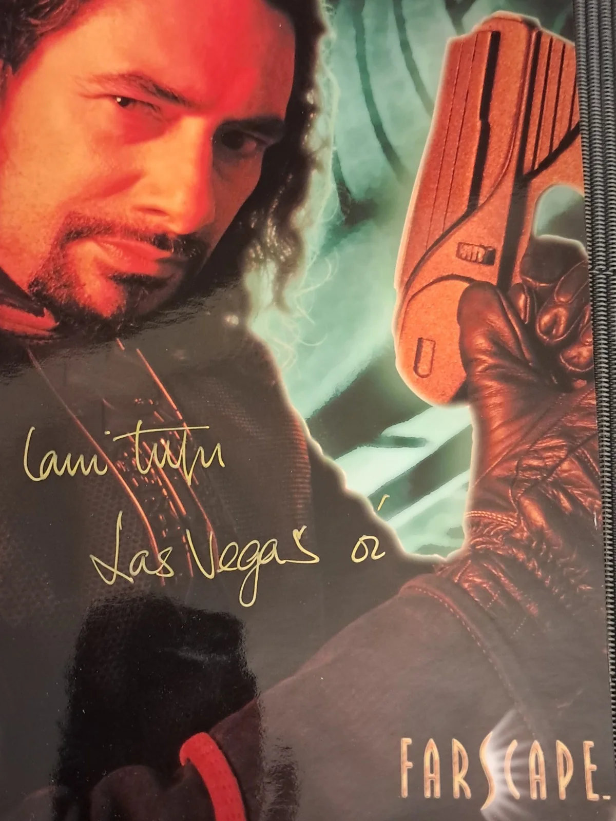 Lani Tupu — Farscape Lani Tupu Bialar Crais Signed/Autographed 8x10 Photo W/COA, изображение 3