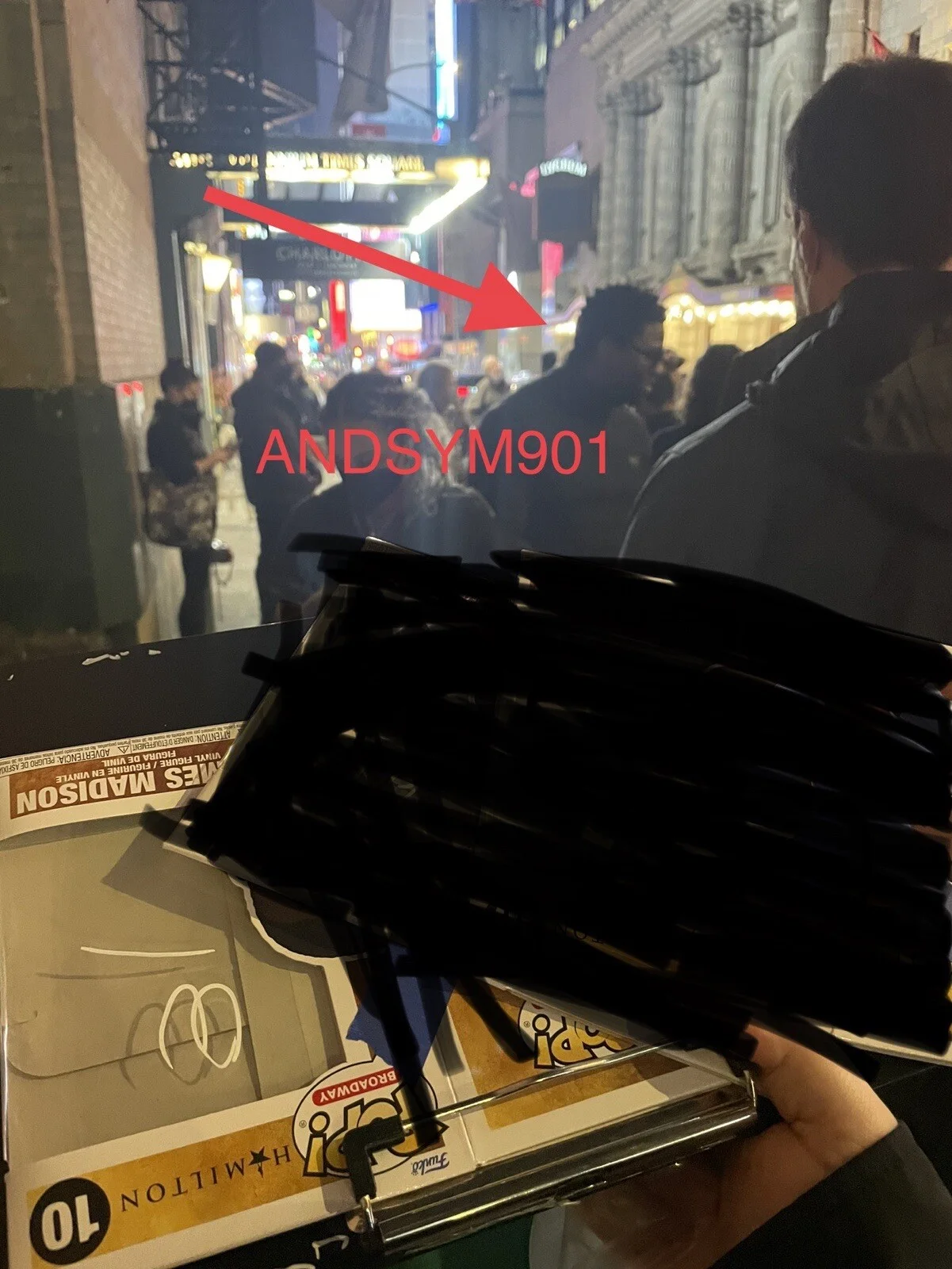 PROOF Okieriete Onaodowan hamilton signed broadway musical funkopop jamesmadison, изображение 2