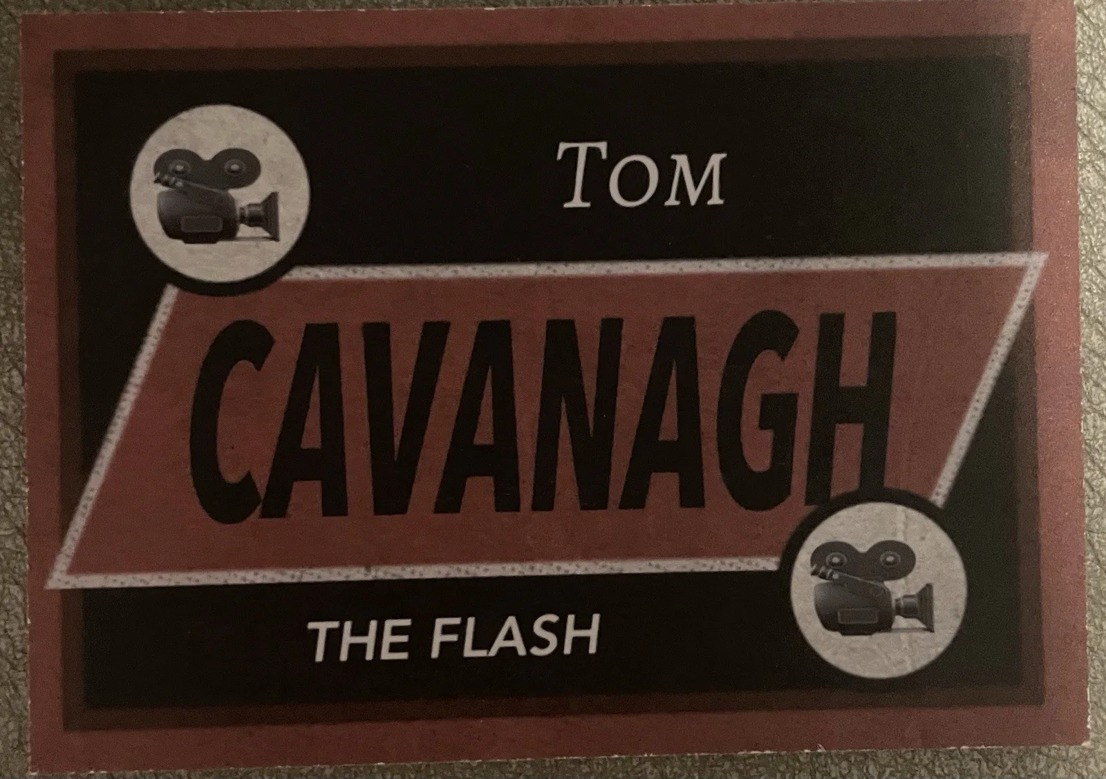 Tom Cavanagh — Tom Cavanagh signed Custom Card- The Flash Tv Show - Reverse Flash*, image 2