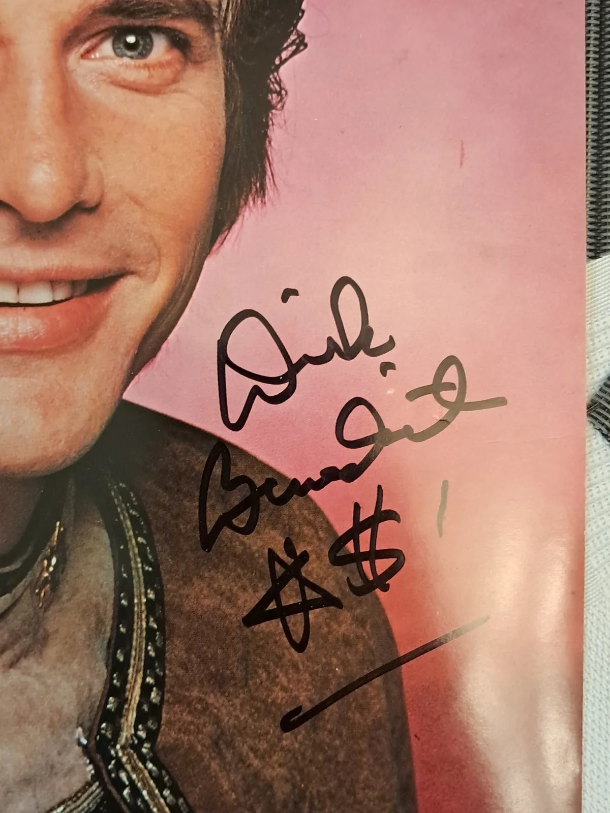 Dirk Benedict Battlestar Galactica Starbuck Autographed Photo 8x10 with COA, изображение 2