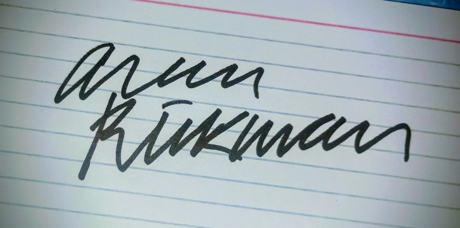 Alan Rickman Hand Signed Autograph Index Card COA - NO US TARIFFS, image 3