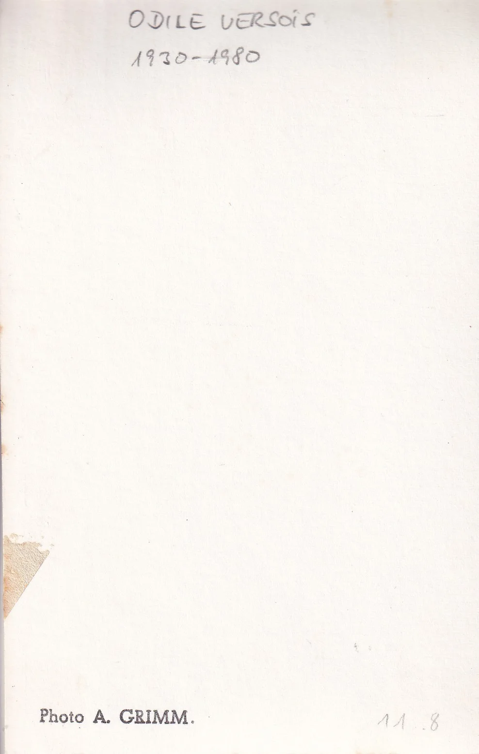Odile Versois - Photo: Grimm - original signed, image 2