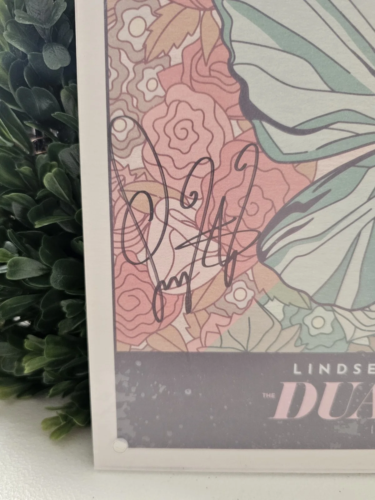 Lindsey Stirling Duality Tour 2024 Autographed Poster Violin Butterfly 10x10 in, изображение 2