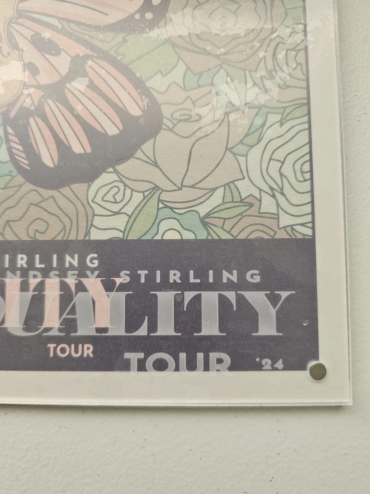 Lindsey Stirling Duality Tour 2024 Autographed Poster Violin Butterfly 10x10 in, изображение 5