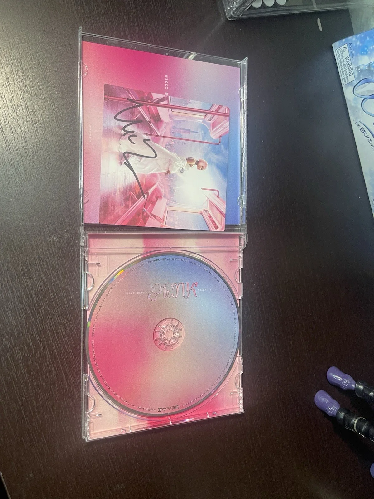 Nicki Minaj Autographed Pink Friday 2 Original CD & Signed Booklet, image 2