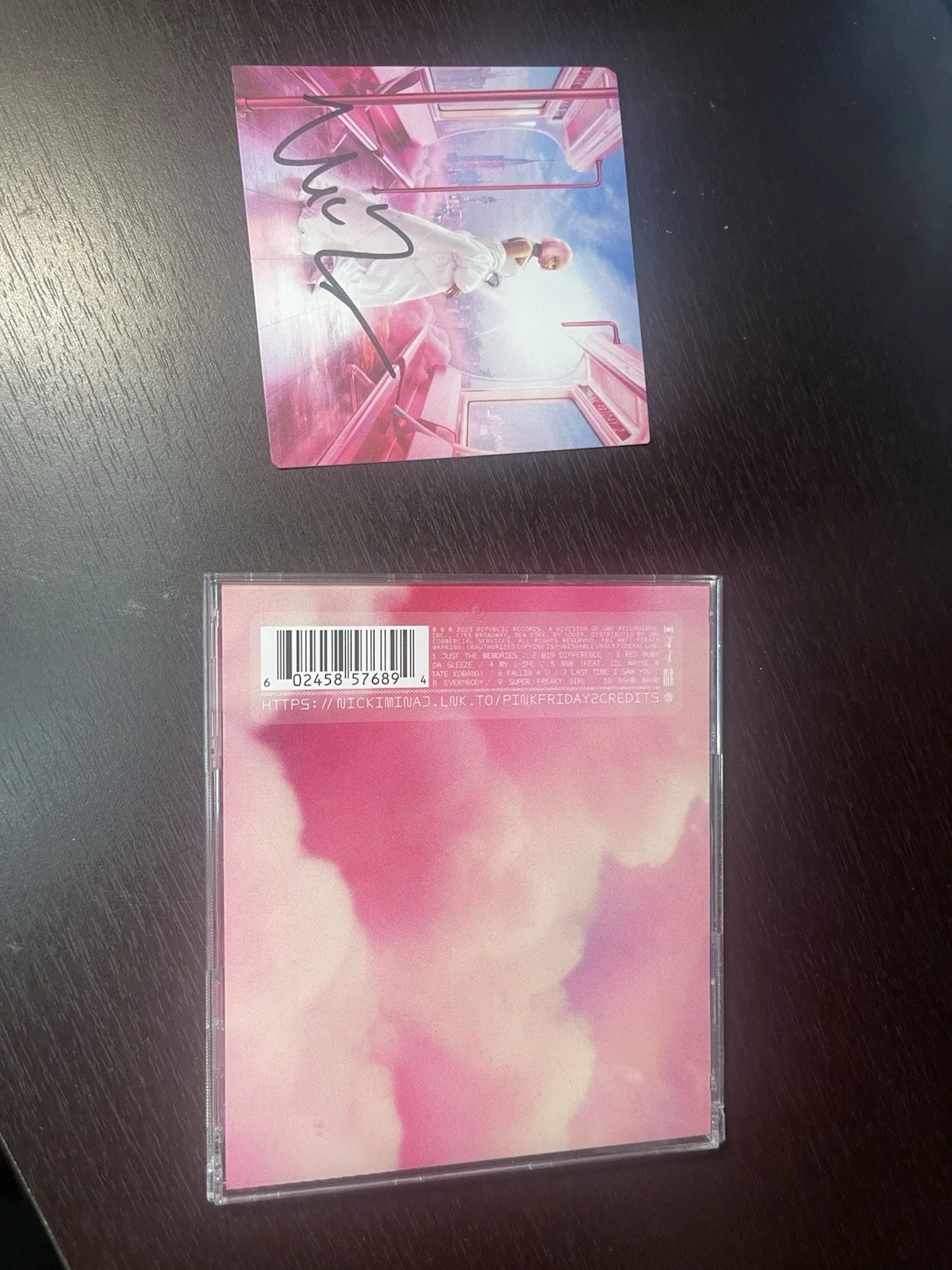 Nicki Minaj Autographed Pink Friday 2 Original CD & Signed Booklet, image 3