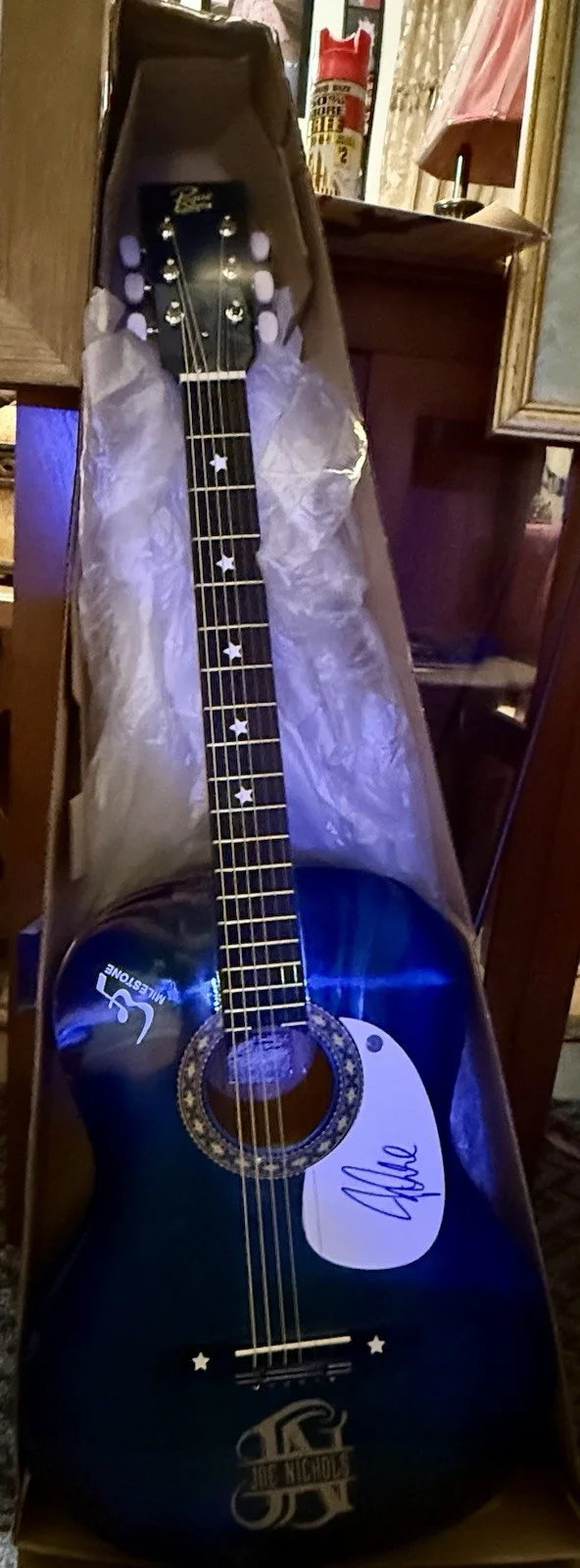 JOE NICHOLS SIGNED AUTOGRAPH 38” ACOUSTIC GUITAR ACOA COUNTRY STAR YEAH, изображение 2