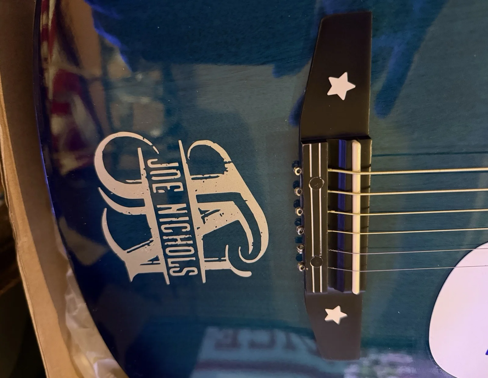 JOE NICHOLS SIGNED AUTOGRAPH 38” ACOUSTIC GUITAR ACOA COUNTRY STAR YEAH, изображение 5