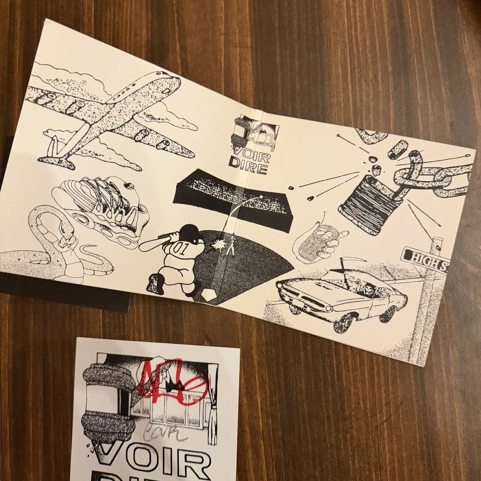Earl Sweatshirt and the Alchemist Signed Voir Dire CD, image 2