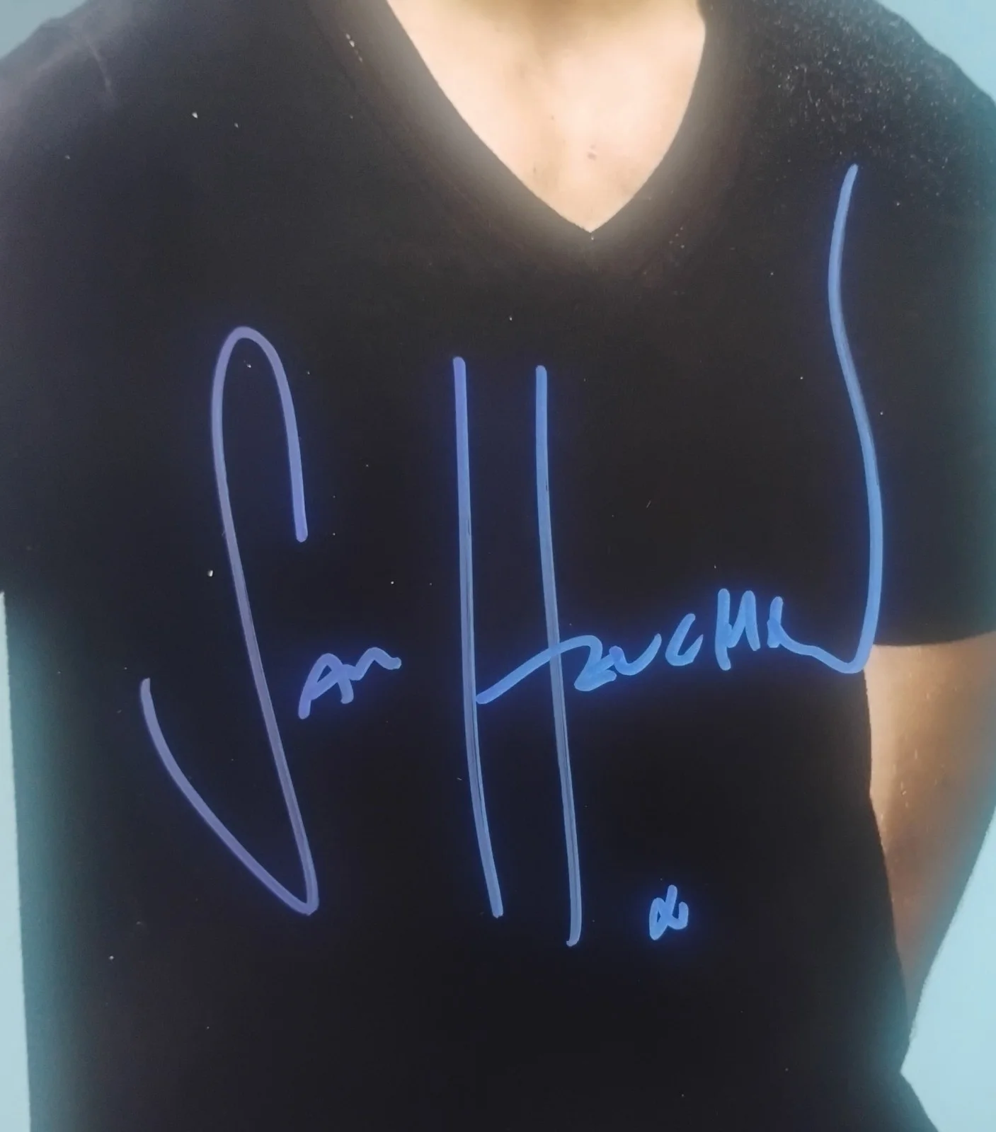 Sam Heughan Hand Signed Aurograph 11x14 Photo COA - NO US TARIFFS, image 4
