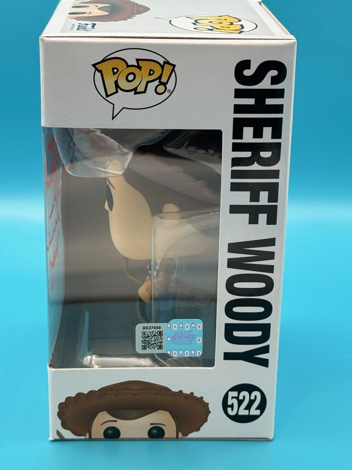 John Morris Signed Woody From Toy Story Funko Pop OCC COA Autographed, изображение 2