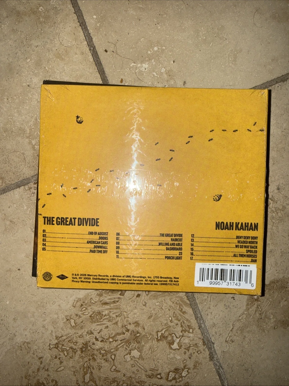 Noah Kahan The Great Divide Signed CD, image 2