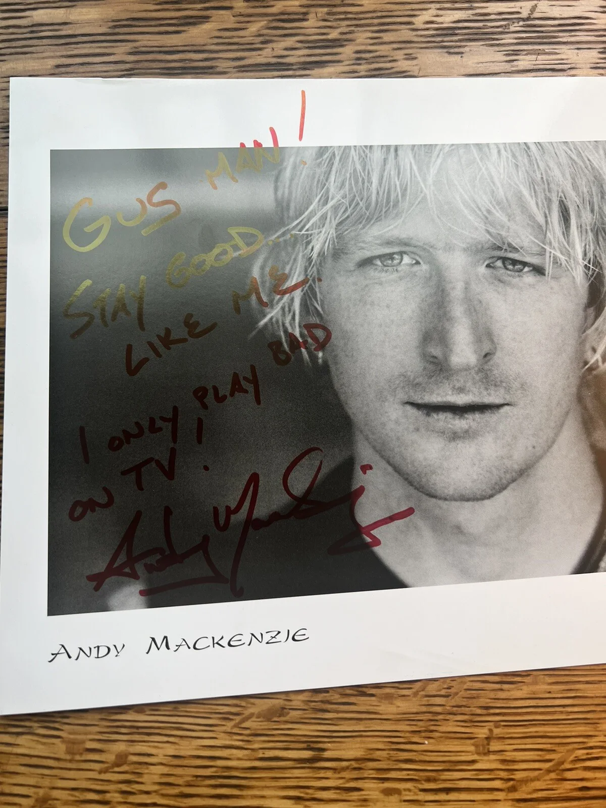 Andy Mackenzie - Autographed 8x10 Photo - Actor - True Blood, изображение 2