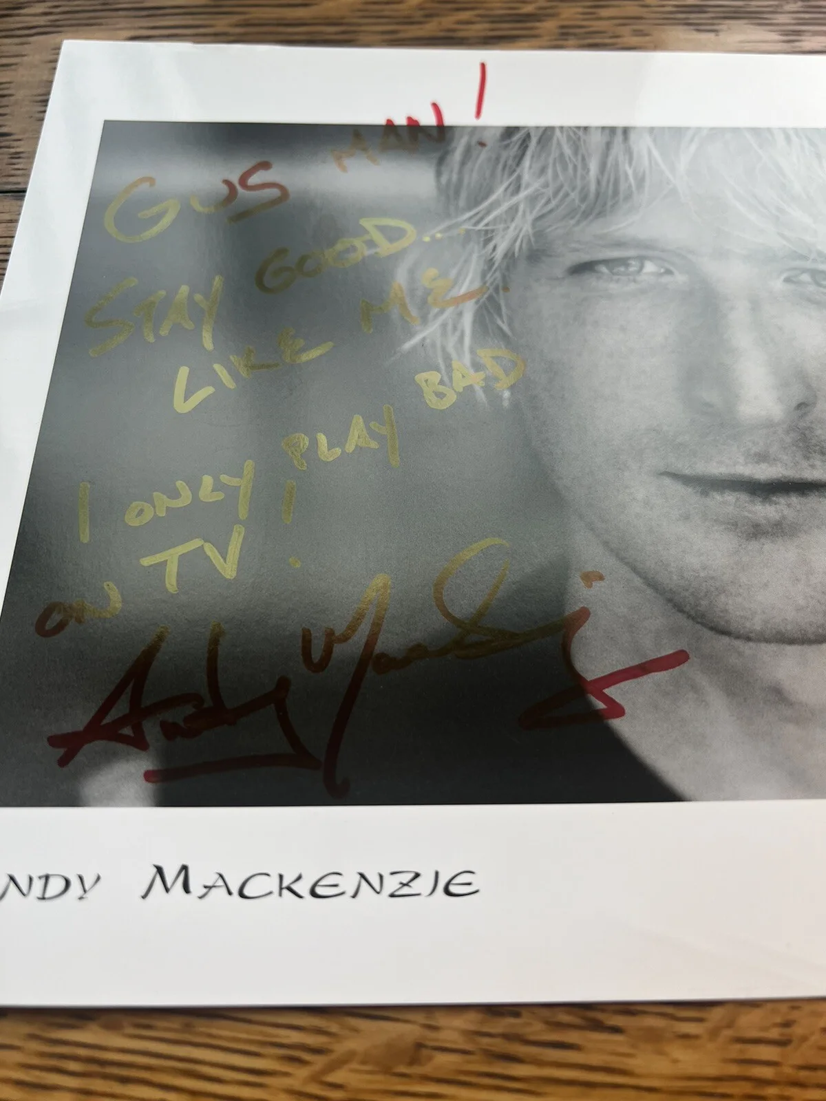 Andy Mackenzie - Autographed 8x10 Photo - Actor - True Blood, изображение 3
