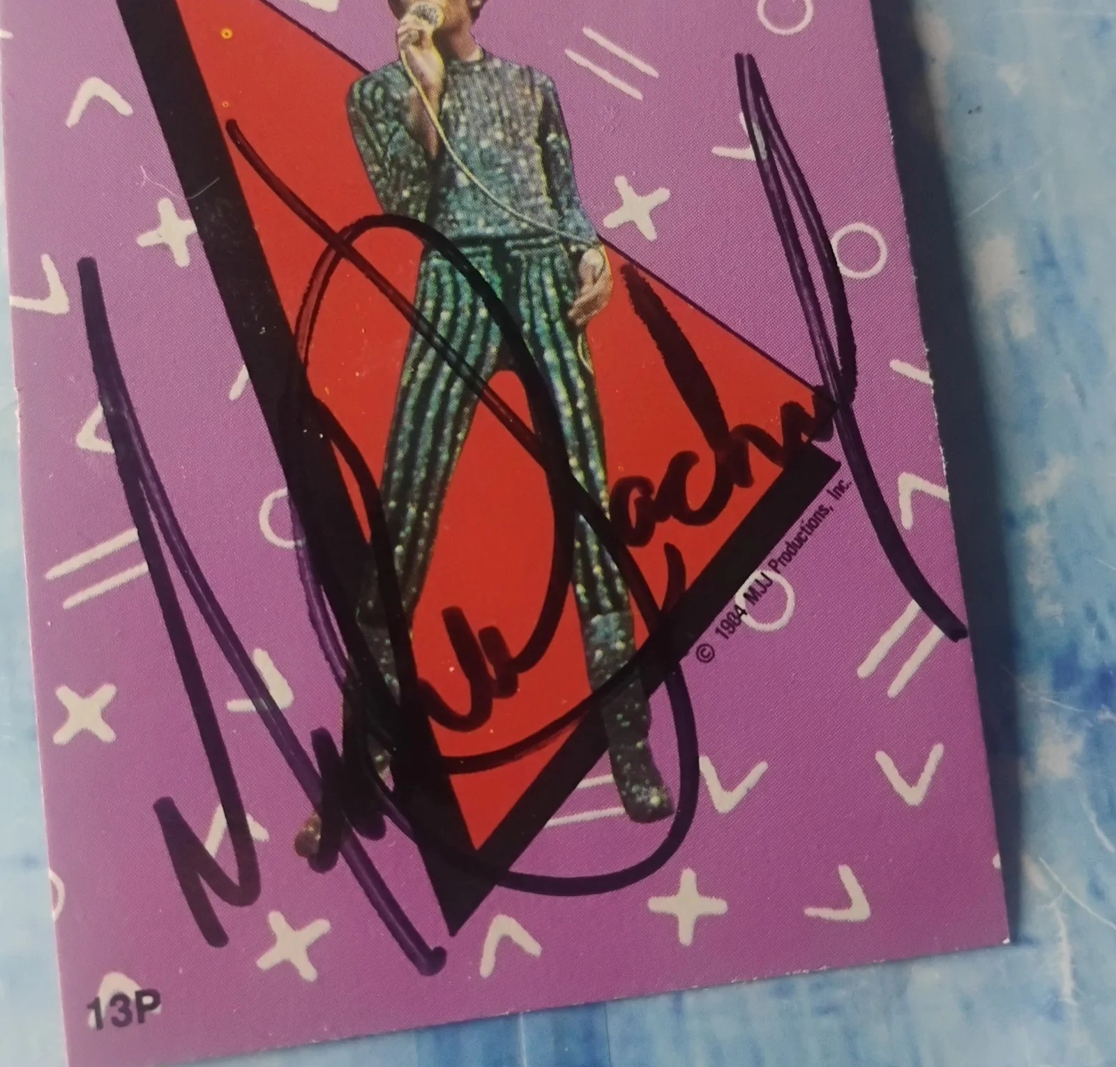 Michael Jackson Hand Signed Autograph Trading Card COA - NO US TARIFFS, image 3