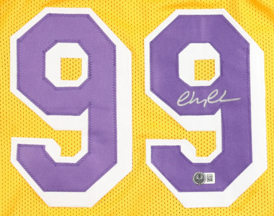 Chevy Chase / Irwin Fletch Fletcher — Chevy Chase Signed Fletch Los Angeles Lakers Jersey-COA (Beckett) 1985 Hit Movie, изображение 2