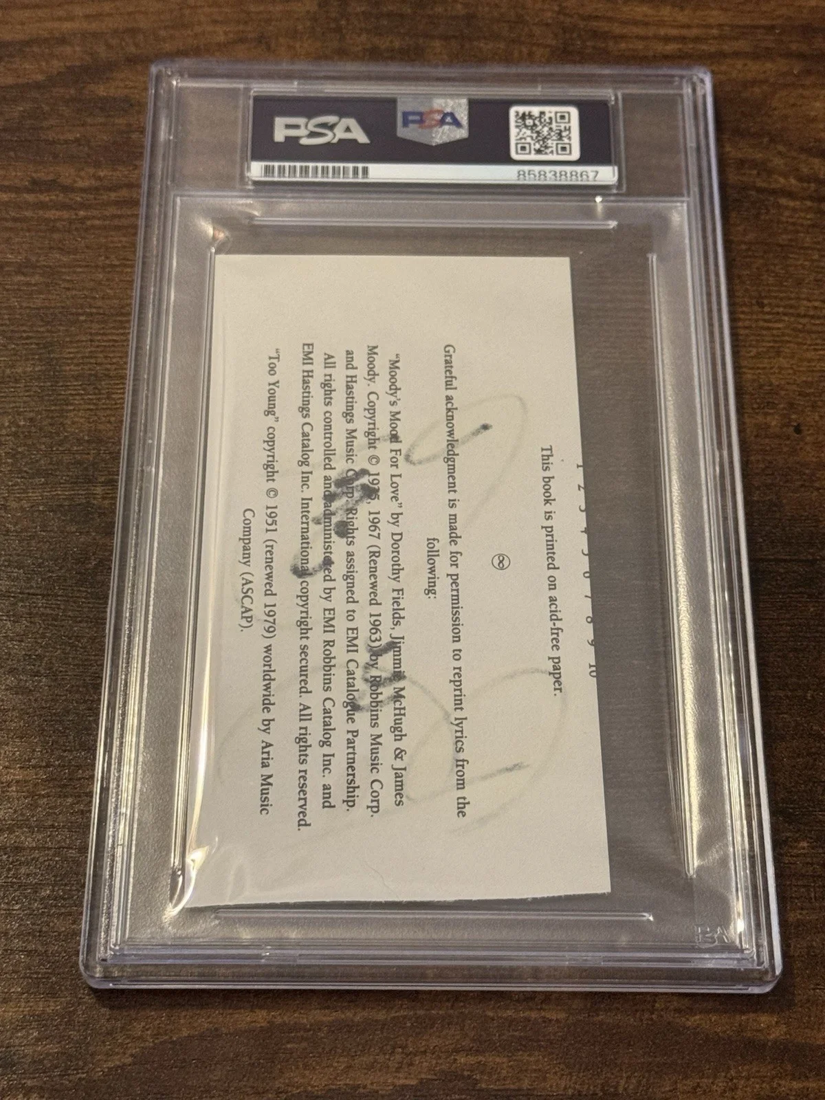 Bill Cosby Autographed Cut Signature PSA Slabbed Cosby Show Comedian Signed Auto, image 4
