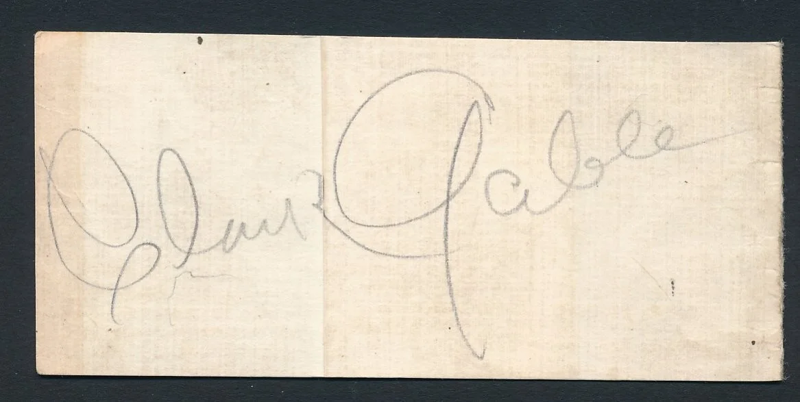 GWTW- Clark Gable & Vivien Leigh - Two Vintage Signatures w/ 1963 Key Book Still, изображение 2