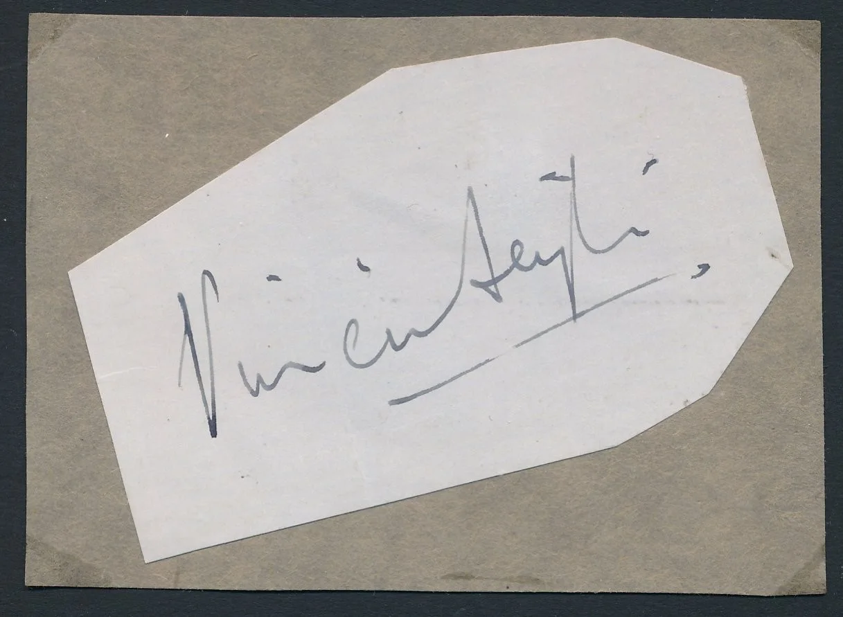 GWTW- Clark Gable & Vivien Leigh - Two Vintage Signatures w/ 1963 Key Book Still, изображение 3