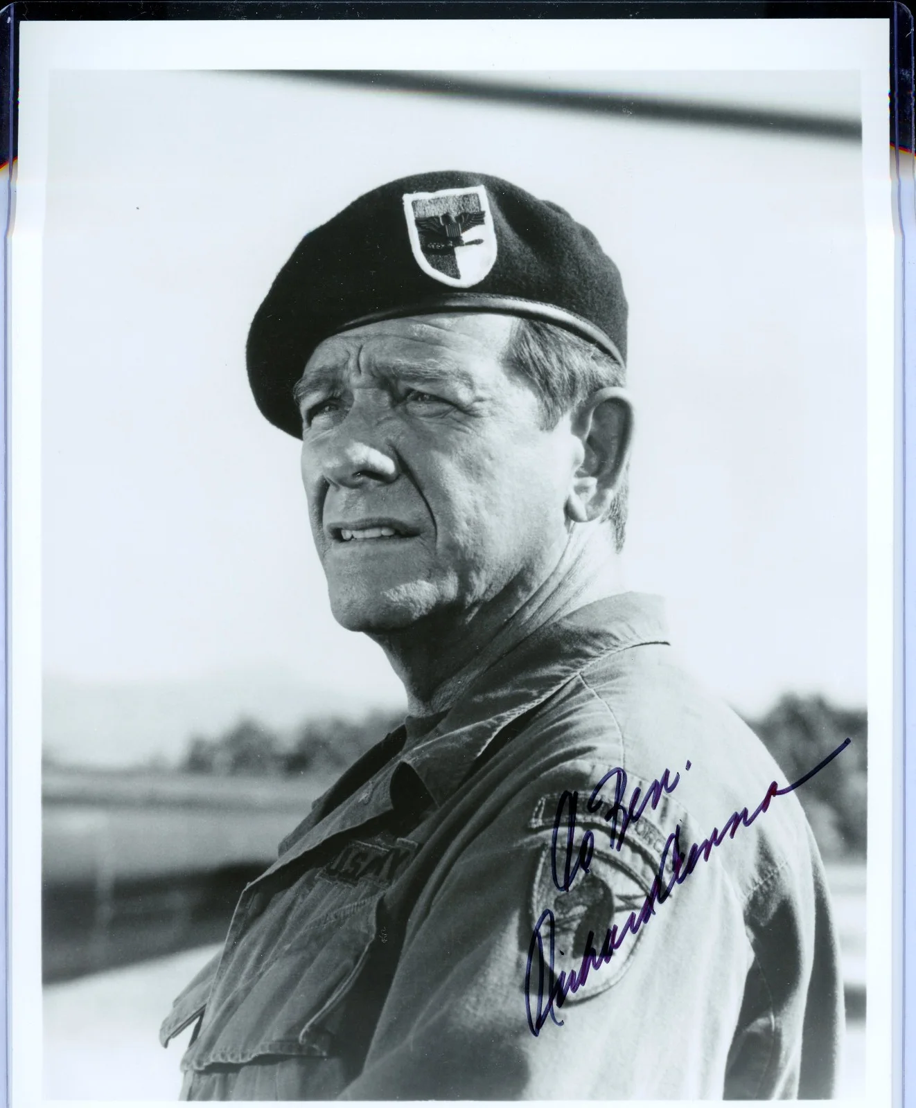 Richard Crenna — Richard Crenna Signed 8 x 10 Photo / Autographed British Actor