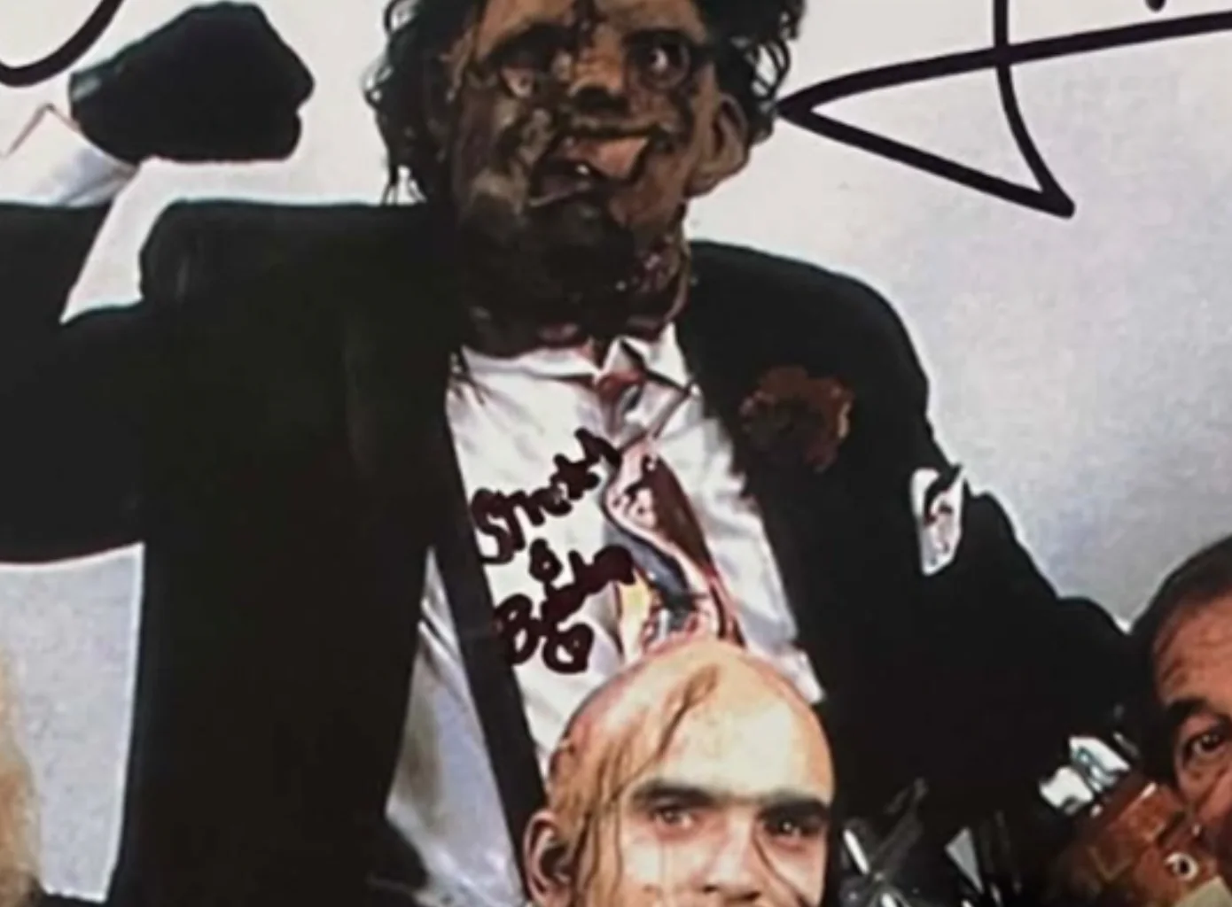 Bill Johnson — TCM 2 Bill Johnson Signed Leatherface 8x10 Photo "Stretch & Bubba" Saw Is Family, изображение 4