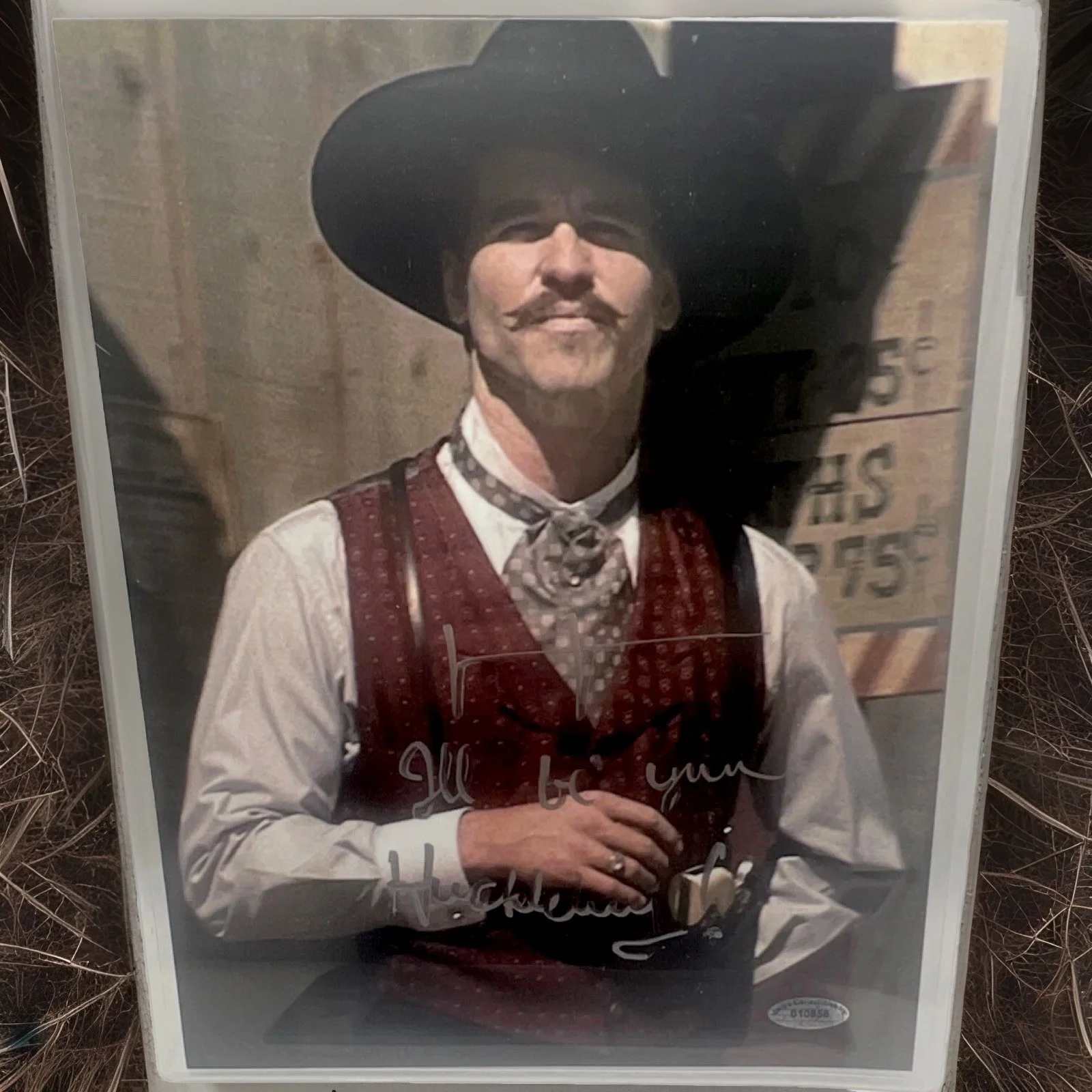 Val Kilmer Autographed Tombstone Original Movie 8X10 Photo & Authenticity Coa, изображение 2