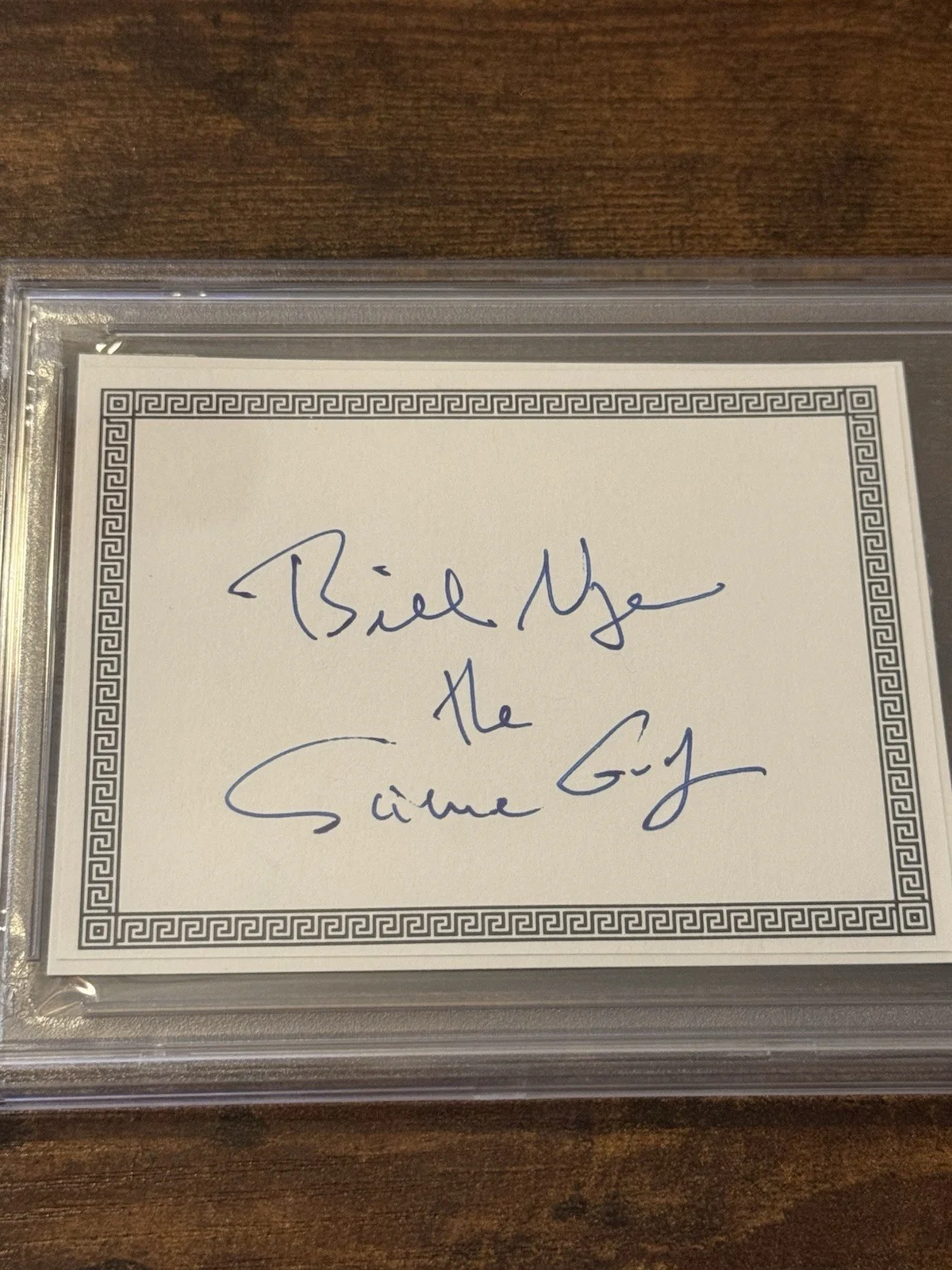 Bill Nye The Science Guy Autographed Cut Signature PSA Slabbed TV Show Signed, изображение 2