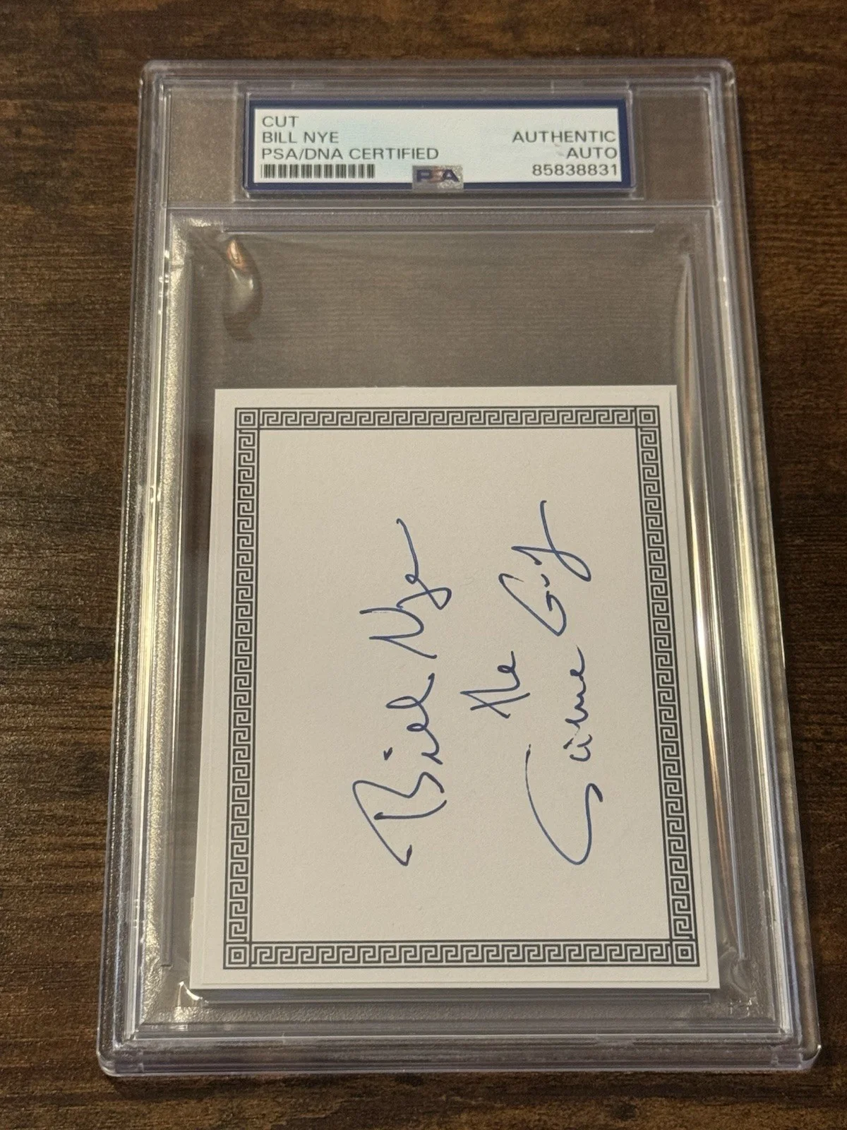 Bill Nye The Science Guy Autographed Cut Signature PSA Slabbed TV Show Signed, изображение 3