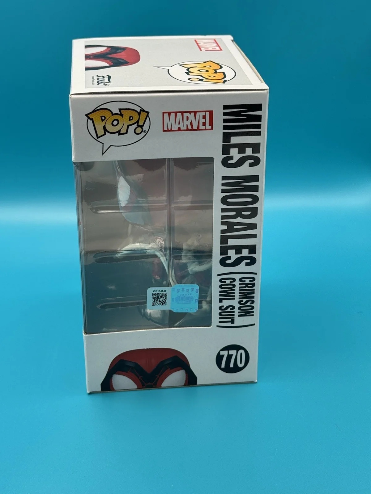 Shamiek Moore Signed Miles Morales Funko #770 with OCC COA Autographed Marvel, изображение 3