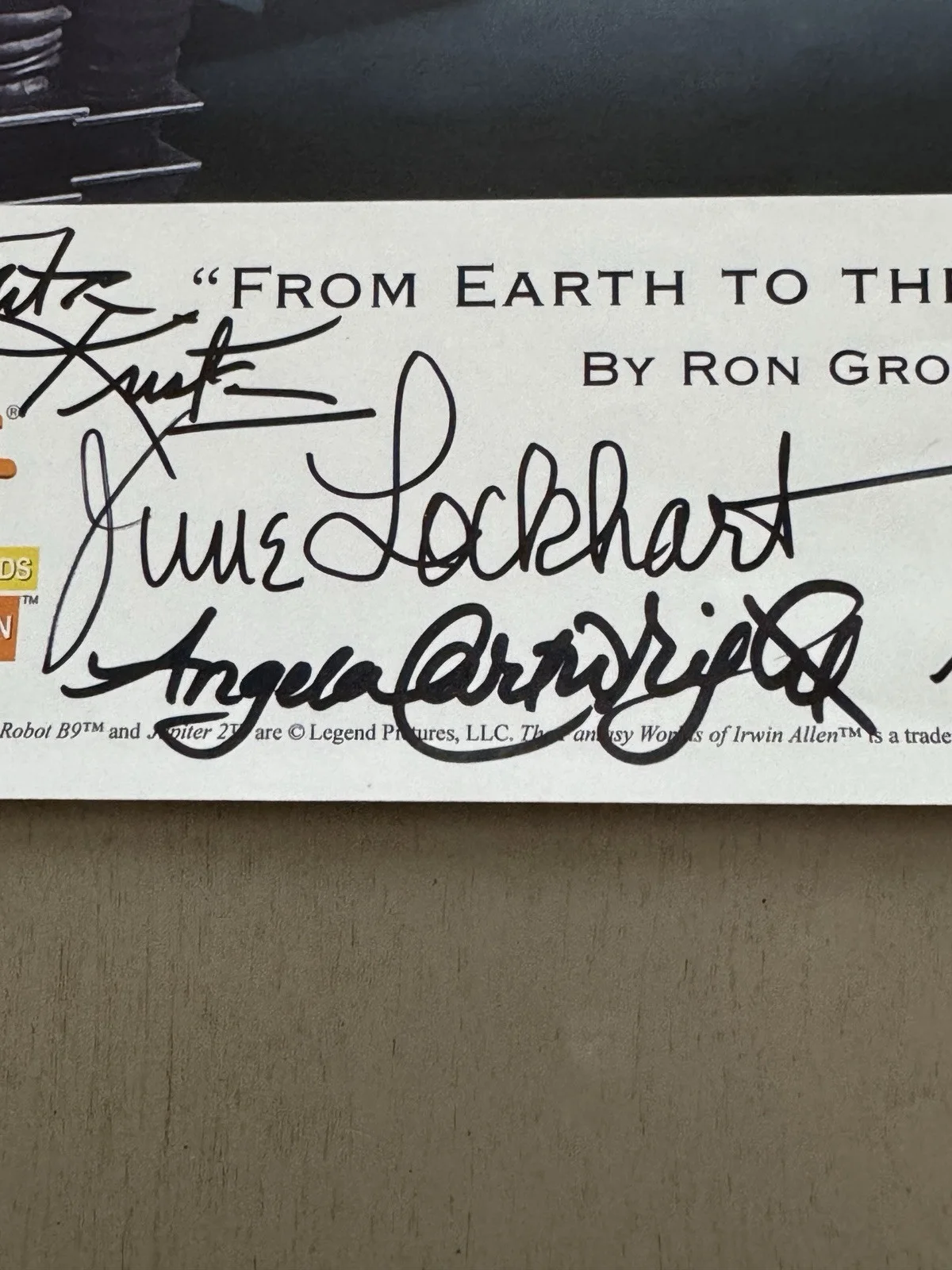 Bill Mumy, Angela Cartwright, Marta Kristen, June Lockhart — Lost In Space Cast Signed Ron Gross Art Print Ltd 127/500 June Lockhart Goddard, изображение 5