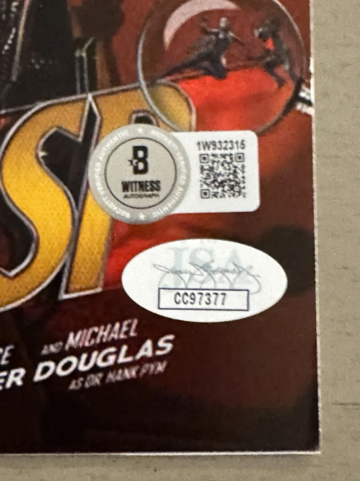 Paul Rudd, Evangeline Lilly — Paul Rudd Evangeline Lilly Signed Ant-Man & Wasp Poster JSA BAS Marvel MCU Auto, image 3
