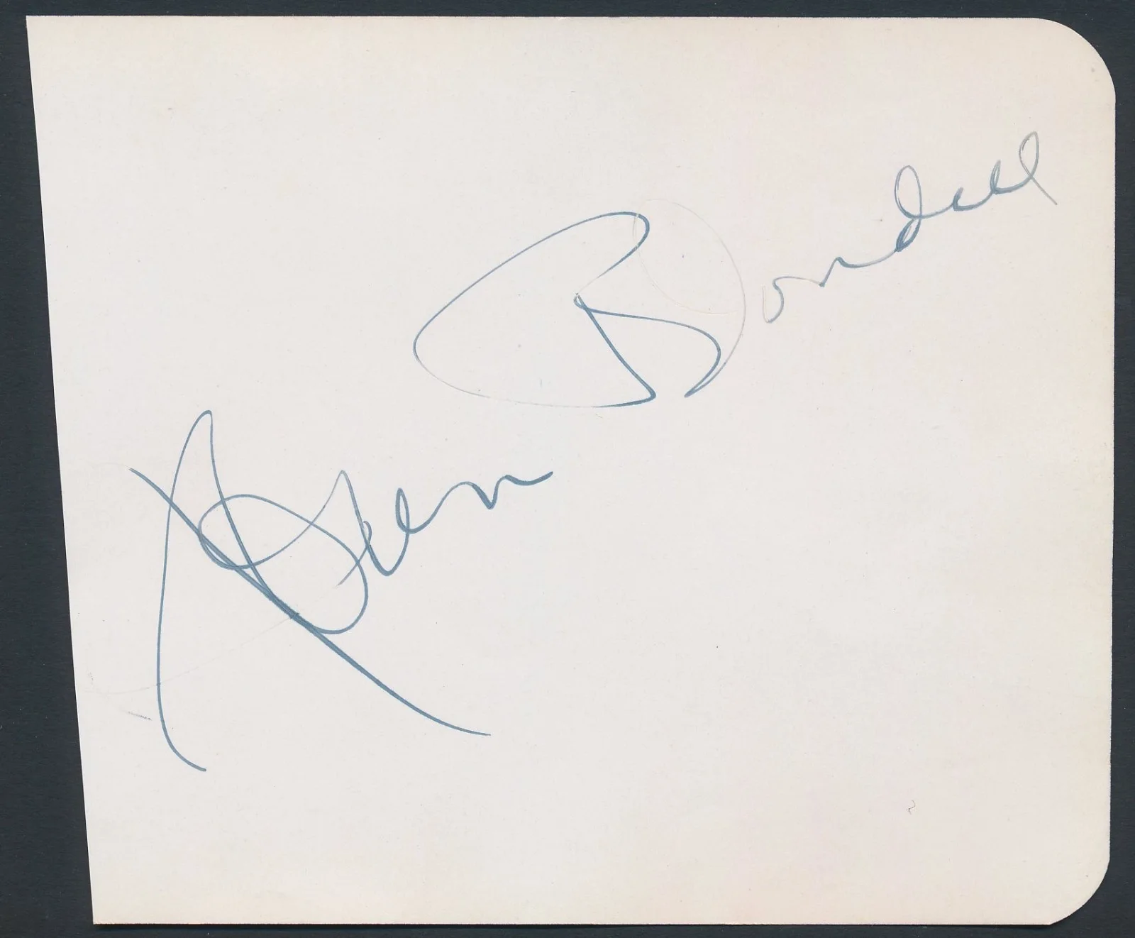 Joan Blondell - 1940's Signed Album Page w/Orig. 1936 "Elmer Fryer" Still Photo, изображение 2