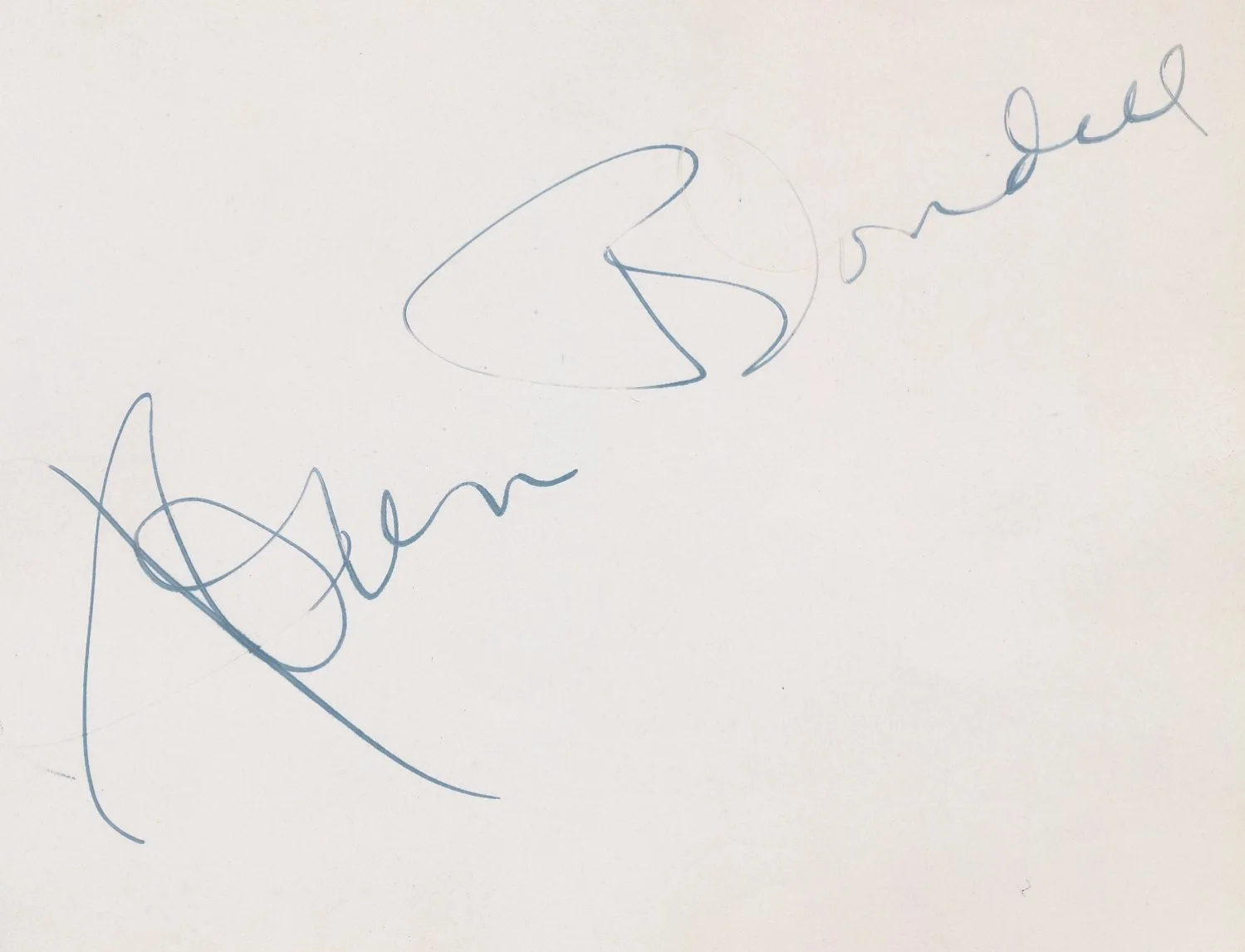 Joan Blondell - 1940's Signed Album Page w/Orig. 1936 "Elmer Fryer" Still Photo, изображение 3