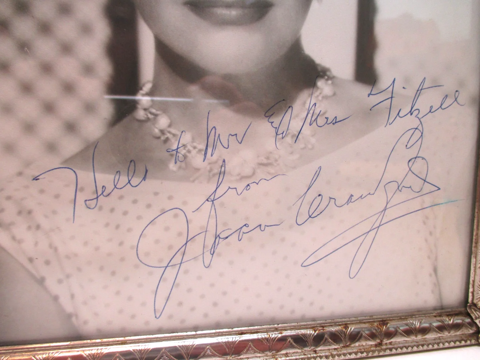 Joan Crawford — Vtg 1968 Joan Crawford Signed Photograph & Pepsi Cola Letterhead Letter Signed, изображение 3