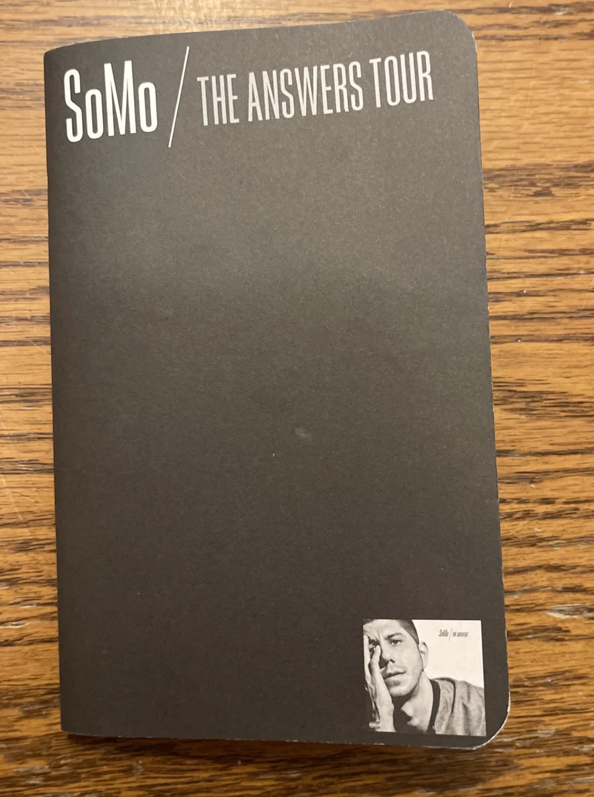 Autographed SoMo Concert Ticket With VIP Badge And The Answers Tour Notebook, image 5