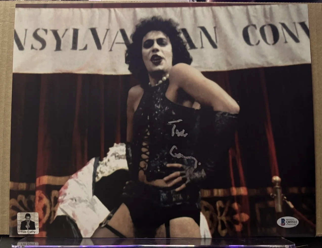 Tim Curry — Tim Curry Signed 11x14 Rocky Horror Picture Show Photo Beckett COA
