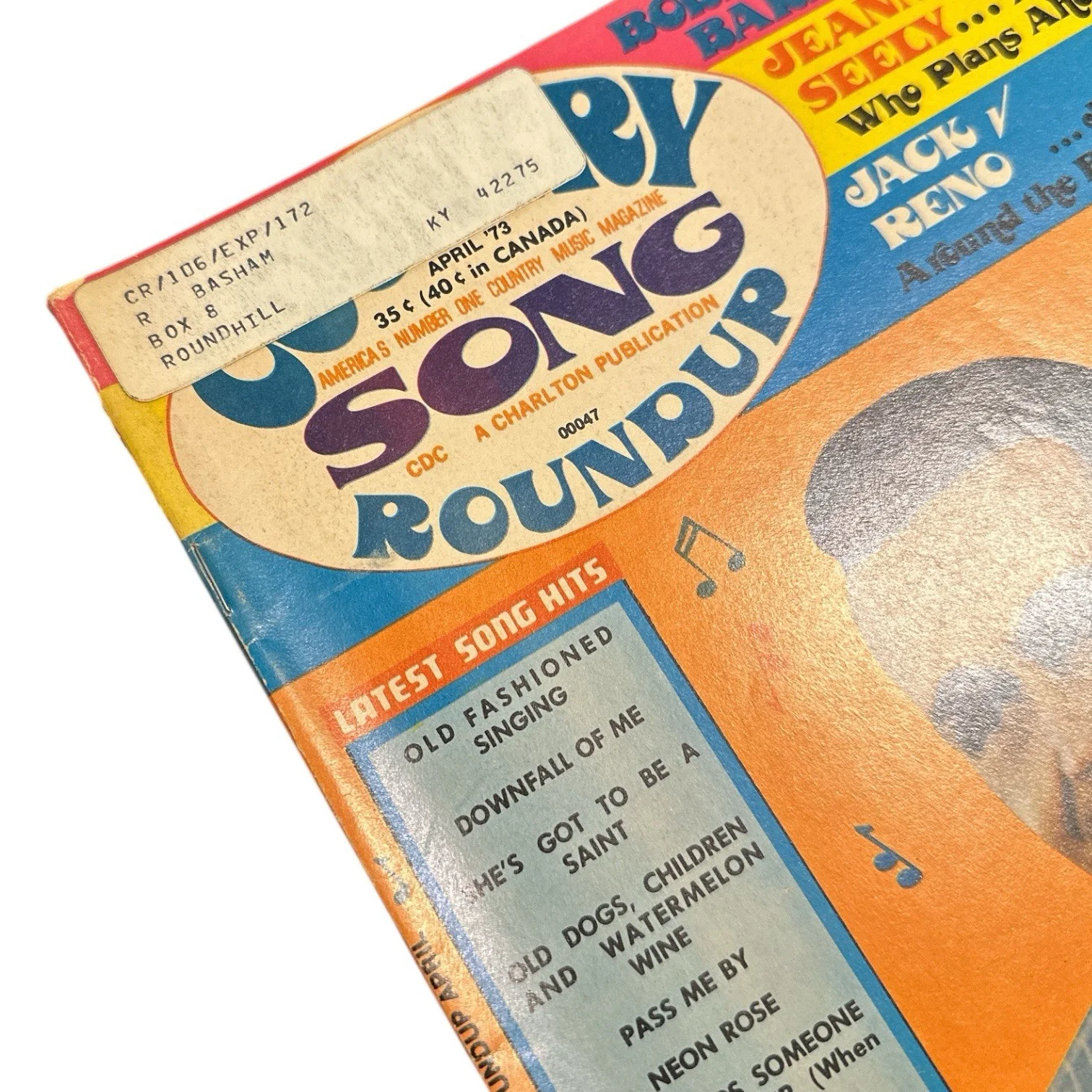 Bill Anderson 1973 Signed Autograph Country Song Roundup Magazine! Songwriter!, изображение 3