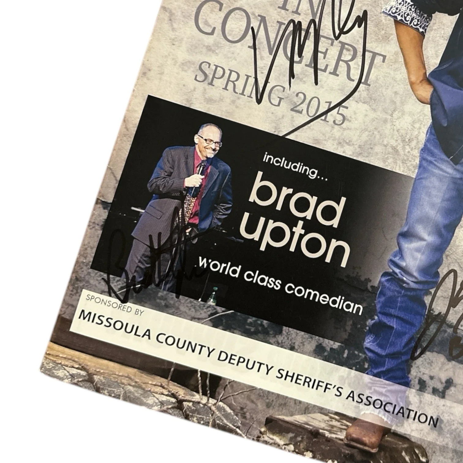 Neal McCoy Autograph Event Music Program/Magazine! Signed by BAND & Brad Upton!, image 3