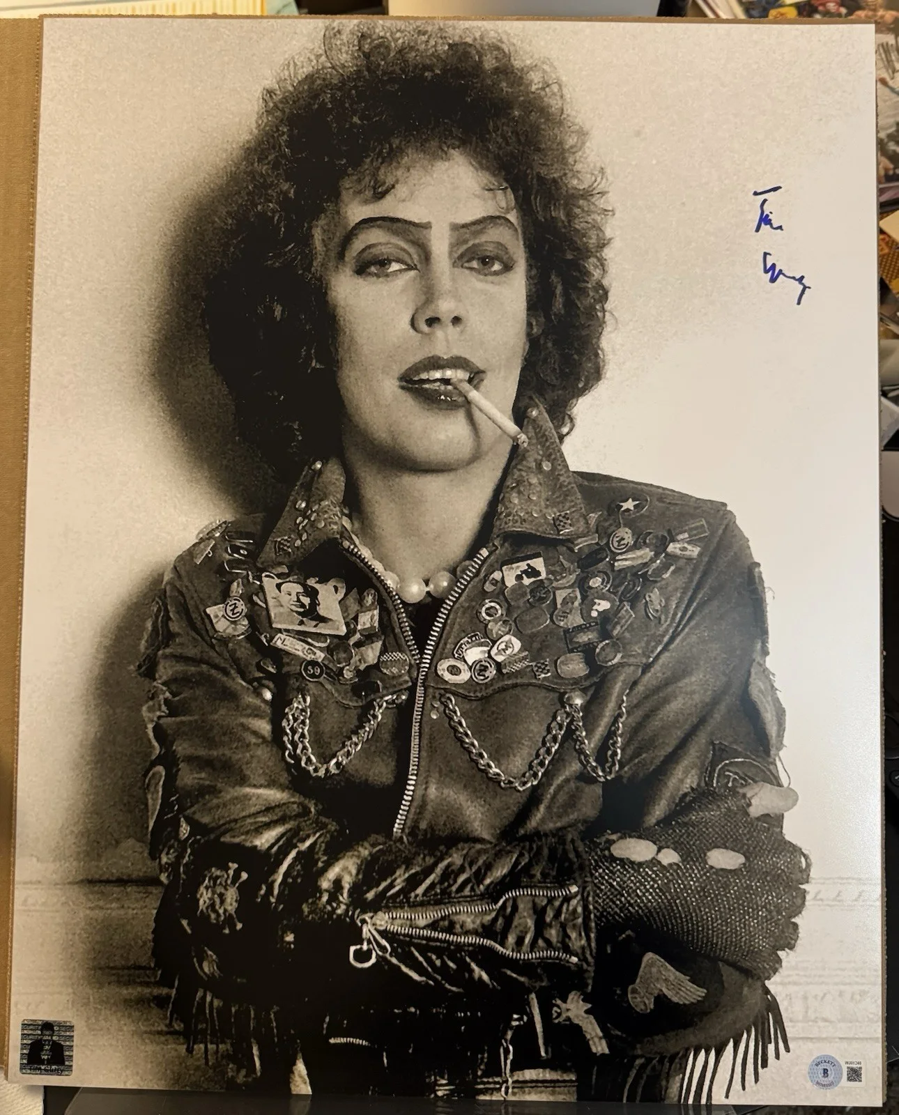 Tim Curry — Tim Curry Signed 16x20 Rocky Horror Picture Show Photo Beckett Autograph COA