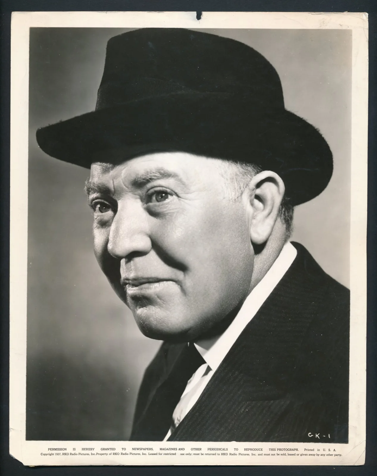 Guy Kibbee - 1940's Signed Sheet w/ Orig. 1937 Still Photo - Uncommon d. 1956, image 4