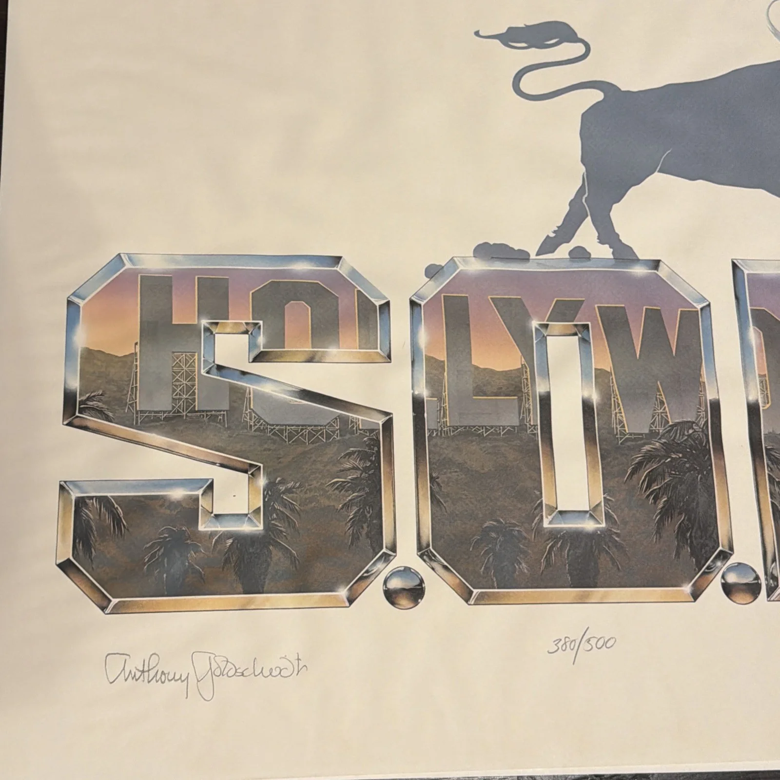 Anthony Goldschmidt — S.O.B. Original Signed Litho - Blake Edwards S.O.B. 380/500 Goldschmidt, Alvin, изображение 2