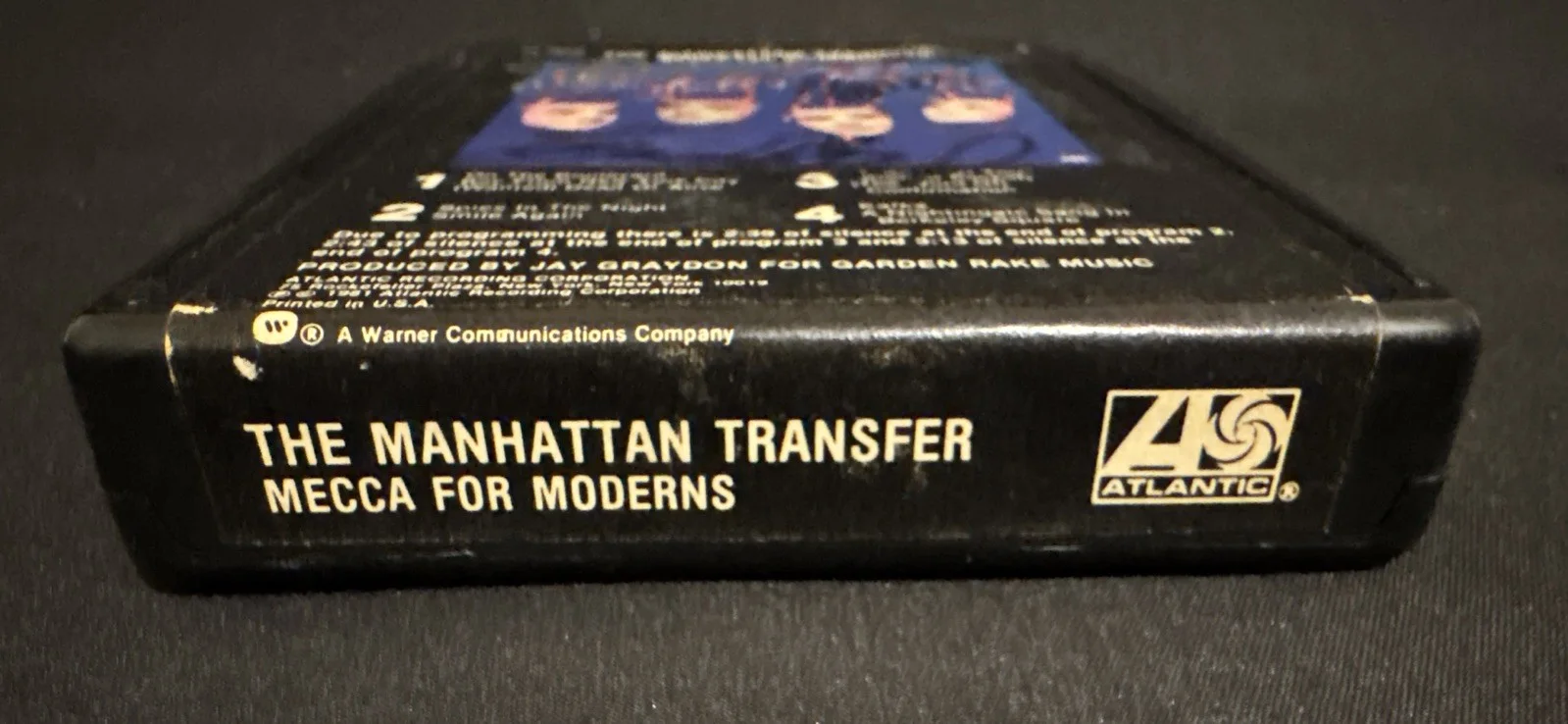 The Manhattan Transfer Signed 8-Track Tape Mecca for Moderns Album Autograph, image 4