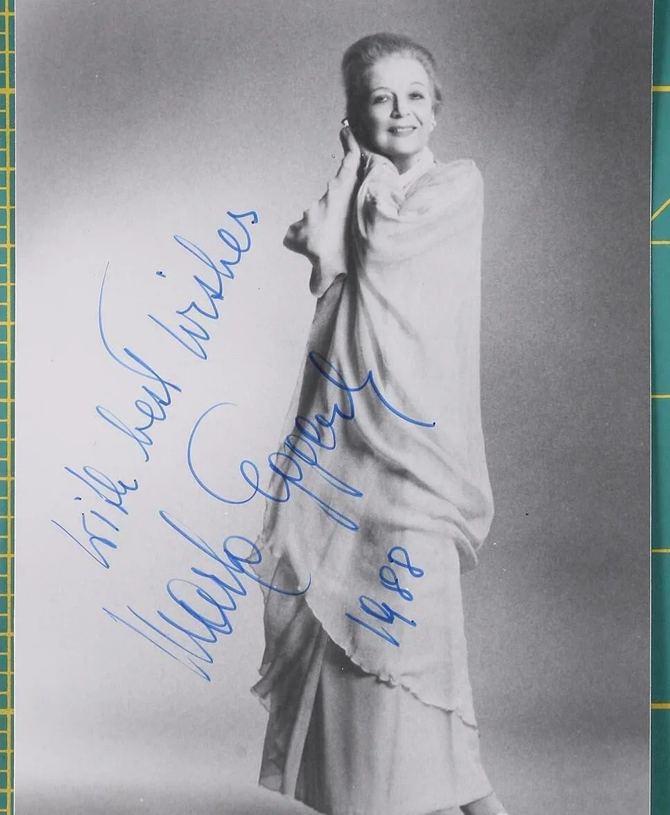 MARTHA EGGERTH ,AUTOGRAPHED SIGNED PHOTO HUNGARIA ACTRESS & OPERETTA SINGER *, изображение 2